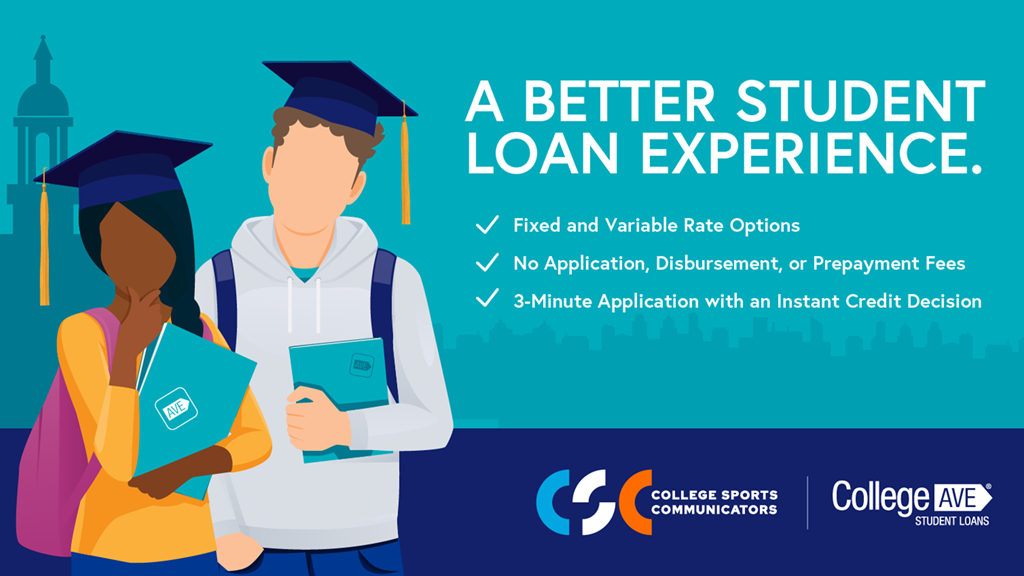 College Sports Communicators partners with College Ave Student Loans on CSC student loan program